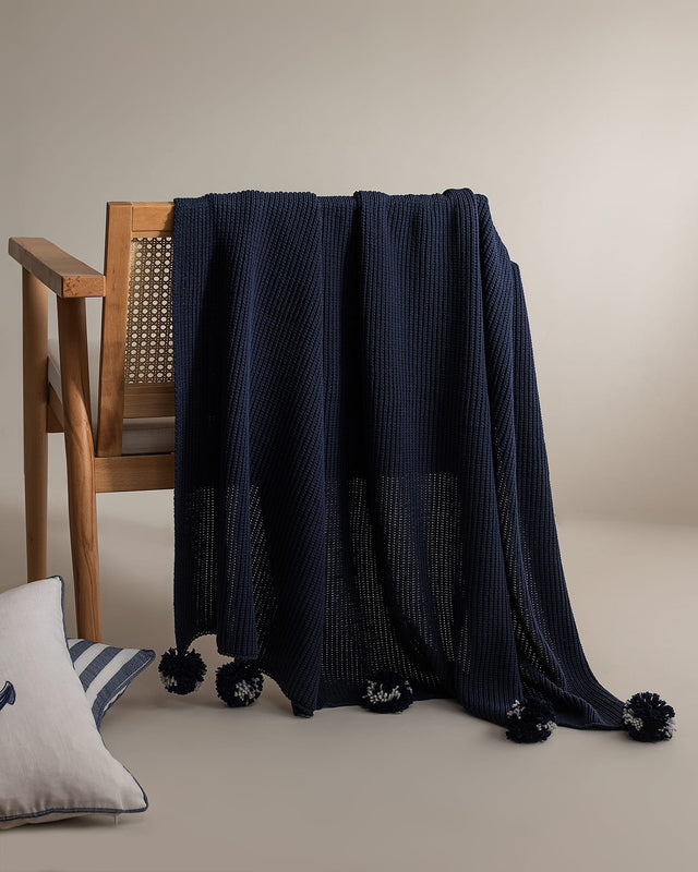 Soft Knit Throw Blanket - Cozy Sofa & TV Living Room Decor