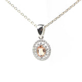 Collar ovalado de Zultanita de plata esterlina 925 premium