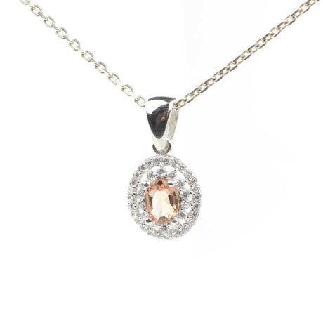 Premium 925 Sterling Silver Oval Zultanite Necklace