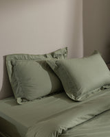 100% Cotton Double Duvet Cover Set - Embroidered