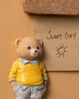 Resin Decorative Magnet - Playful Champ Bear Design