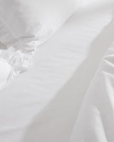 100% Cotton King Size Duvet Cover Set - Elegant Ruffled Design