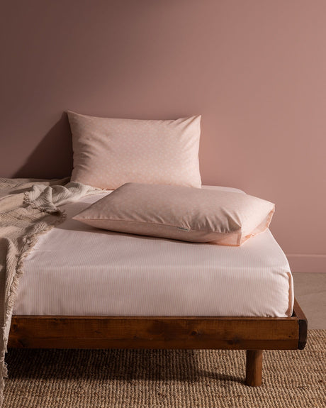 Double Cotton Sheet Set - Soft Pink Blush Bedding