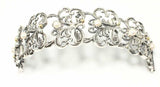 Sterling Silver Pearl Bracelet - Antique Byzantine Constantinople
