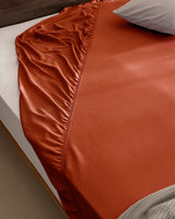 100% Cotton Sateen Fitted Sheet - Luxurious Softness