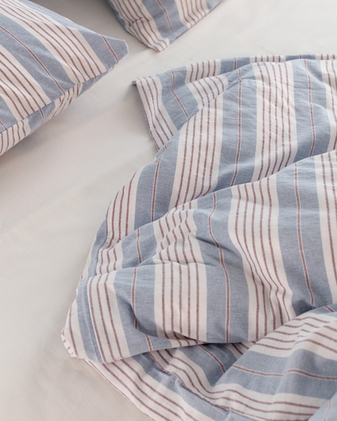 Set copripiumino tinta filo matrimoniale - Biancheria da letto morbida e resistente