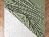 Premium King Size 100% Cotton Sateen Fitted Sheet