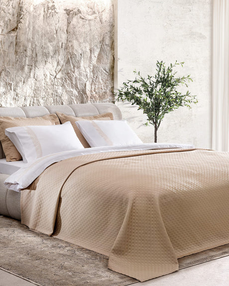 Luxurious Cotton Blend Somme 7-Piece Bridal Bedding Set