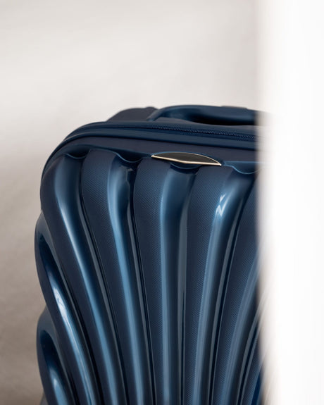 Navy Blue Carry-On Suitcase - Cabin Size Travel Luggage