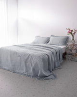 Indigo Double Bedspread - Medus Design Full Size Bed Cover