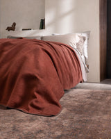 Luxurious Jacquard Cotton Blend Single Blanket - Soft & Stylish Comfort