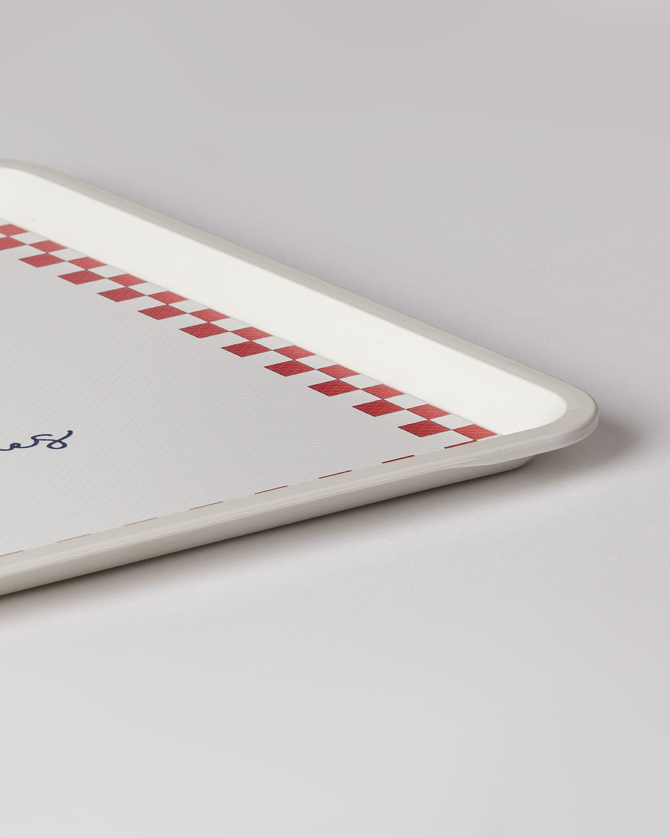 Plastic Square Serving Tray - Contemporary & Easy Care Design