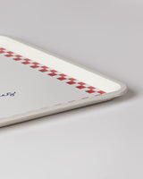 Plastic Square Serving Tray - Contemporary & Easy Care Design