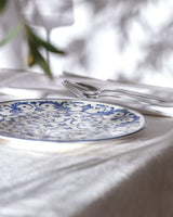 New Bone China Serving Plate - Blue Dream Serenity Design