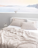 Cotton Blend Double Bedspread Set - Soft & Timeless Comfort