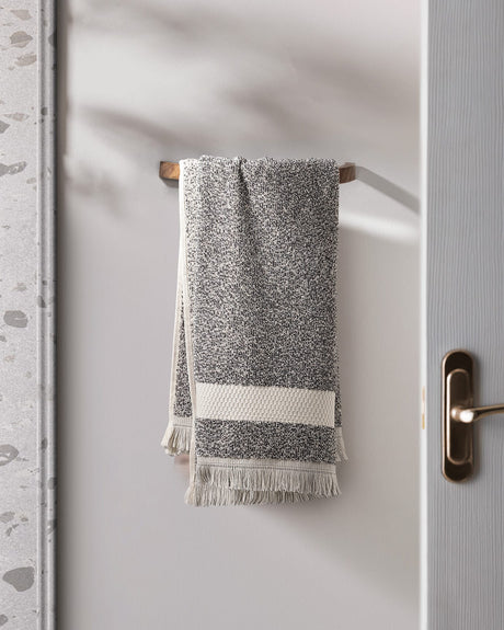 Premium 100% Cotton Yarn Dyed Face Towel - Anthracite - 50x85 cm