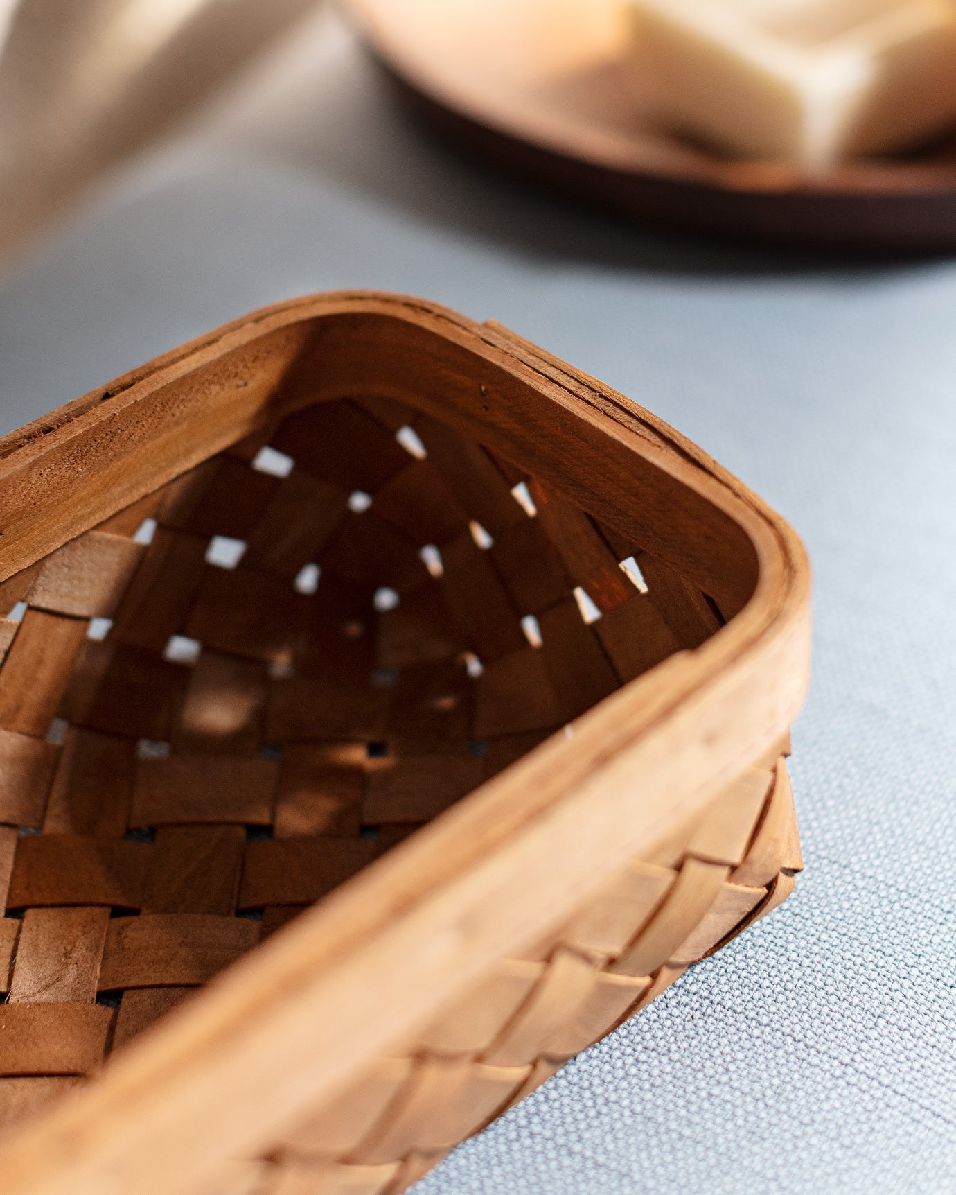 Versatile Natural Tone Serving Tray - Elegant Home Decor Accent