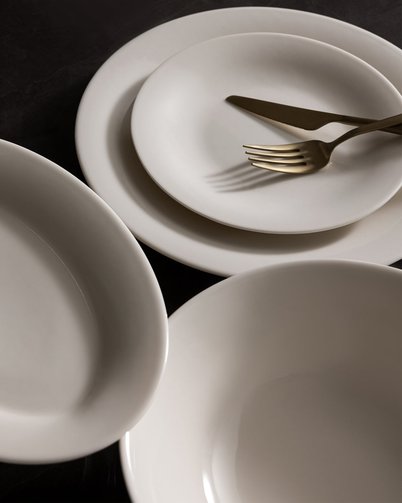 Nová kostní porcelánová jídelní sada pro 6 osob, 27 dílů - kolekce Solara