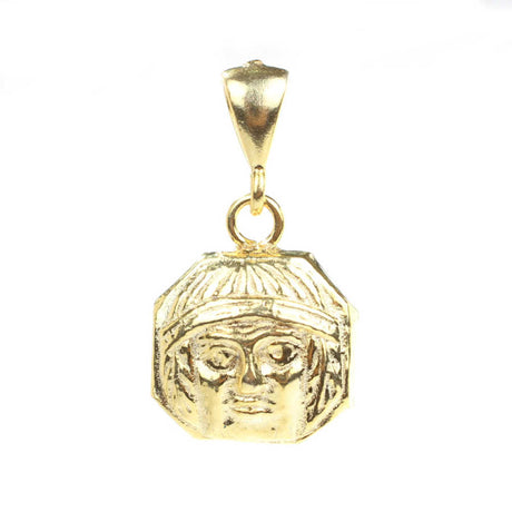 Sterling Silver Medallion Pendant - Ancient Roman Figure