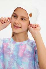 4 - Season cotton Beanie Hat - Soft, Adjustable Tie - Detail - TryAladdin