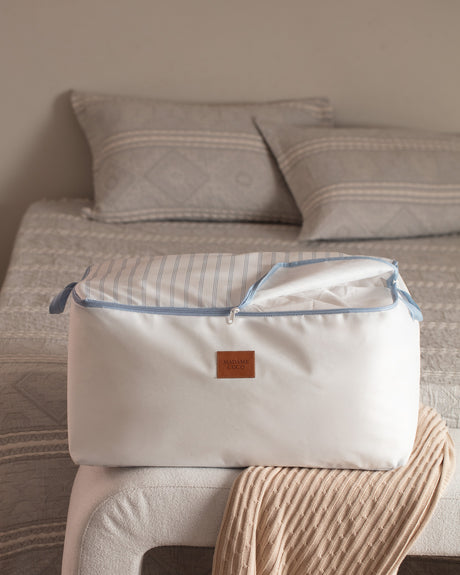 Cloud Print Fabric Storage Bag - Home Organizer