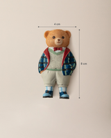 Boris Bear Decorative Magnet - Cute Animal Fridge Decor