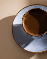 Porcelain 6-Person Coffee Set - Natural Kleby Design