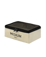 Cream Travel Luggage Organizer Bag - Suitcase Packing Cube