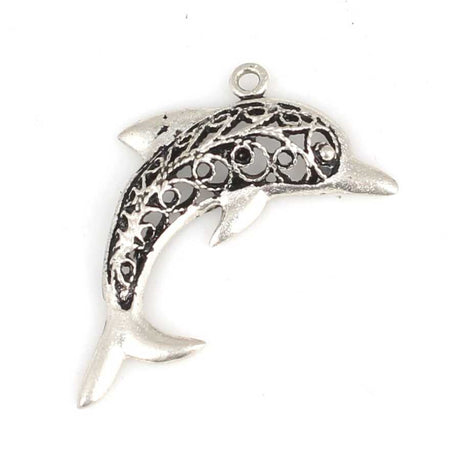 925 Sterling Silver Fish Pendant - Ocean Inspired Design