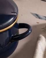 16 cm Navy Blue Saucepan - Small Everyday Cooking Pot