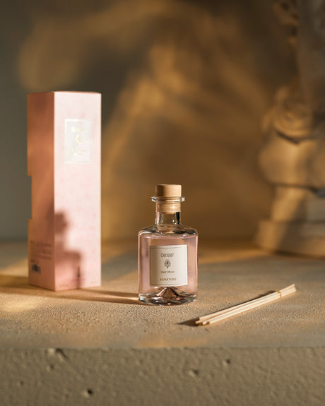 Elegant Glass Reed Diffuser - Cerisier Cherry Blossom & Vanilla