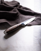 Brown Handle Peeling Knife - Precision Fruit & Vegetable Prep Tool