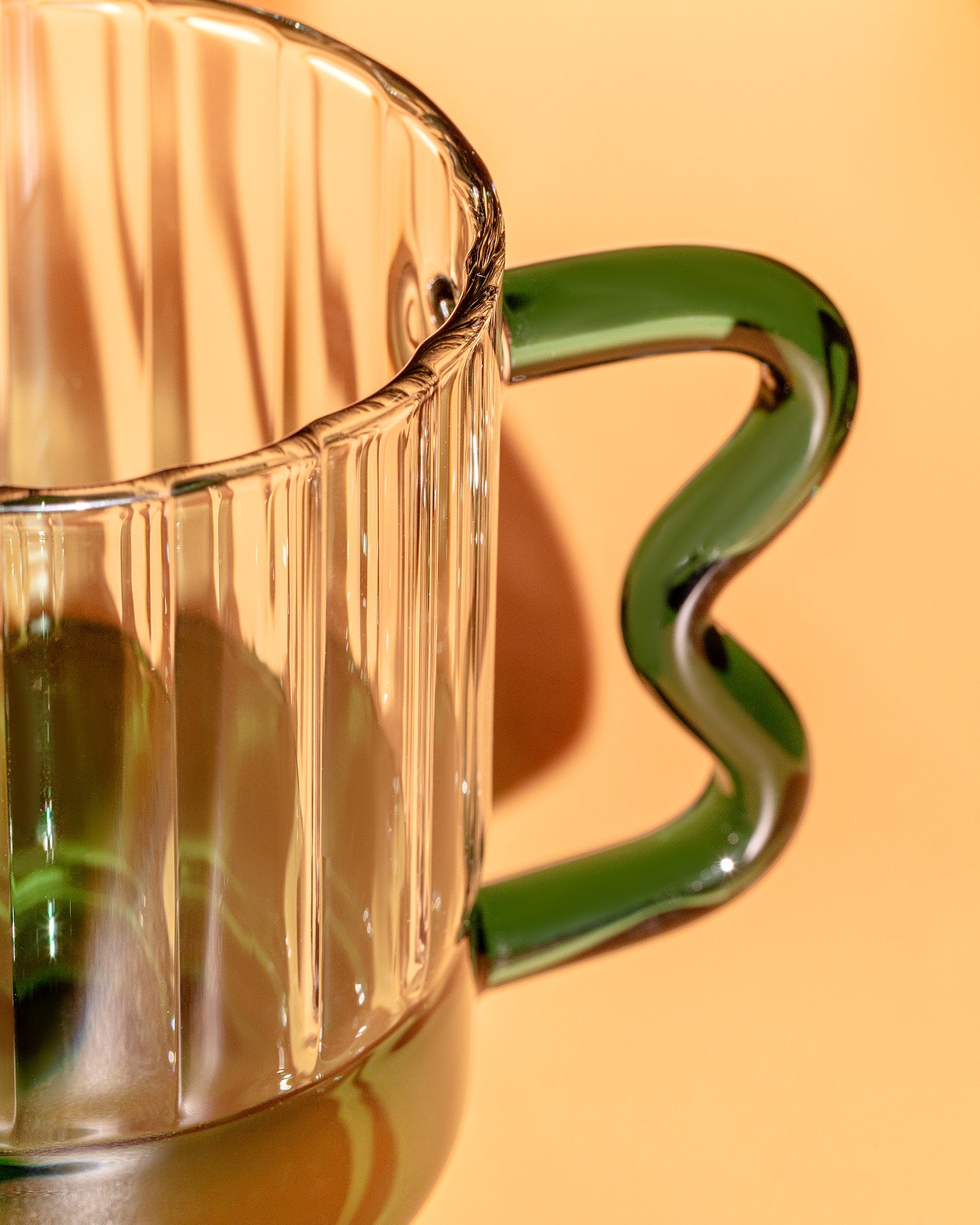 Heat-Resistant Borosilicate Glass Mug - Modern Minimalist