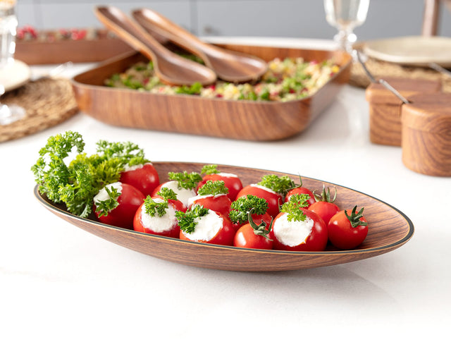 Plastic Serving Platter - Versatile Ancona Collection