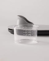 Měkký šedý potravinový úložný box s víkem - 1300 ml organizér do kuchyňské spíže
