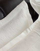 Cotton Blend 7-Piece Bridal Bedding Set - Pristine White Comfort