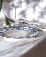 New Bone China Serving Plate - Reve Bleu Nuit Pattern