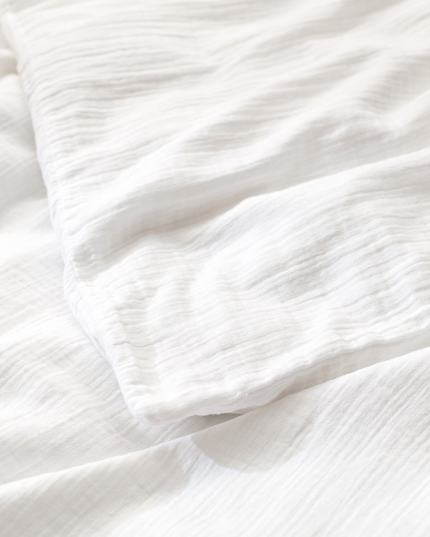 Muslin Superking Size Duvet Cover Set with Fitted Sheet