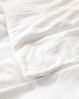 Muslin Superking Size Duvet Cover Set with Fitted Sheet