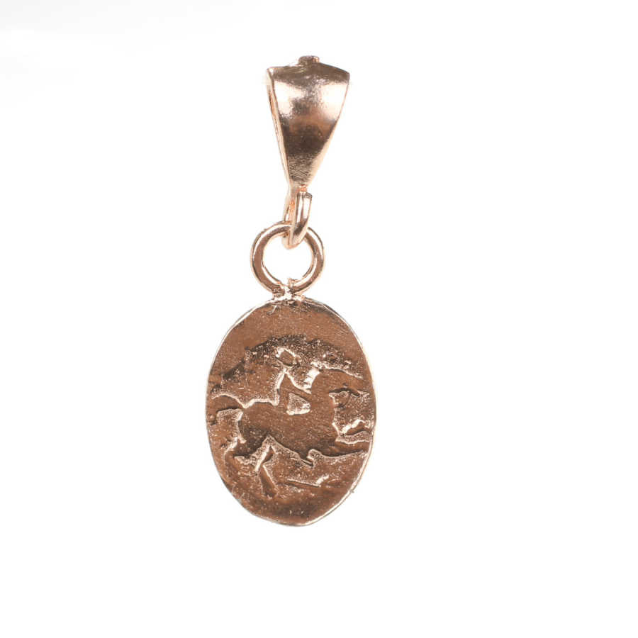 Premium Quality 925 Sterling Silver Caesar Medallion Pendant
