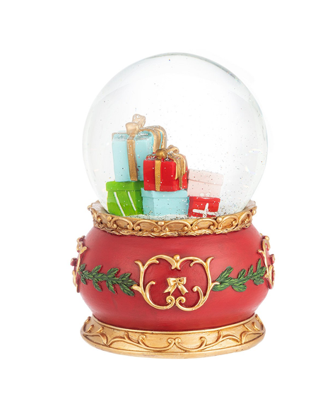 Clear Glass Decorative Orb - Modern Minimalist Accent