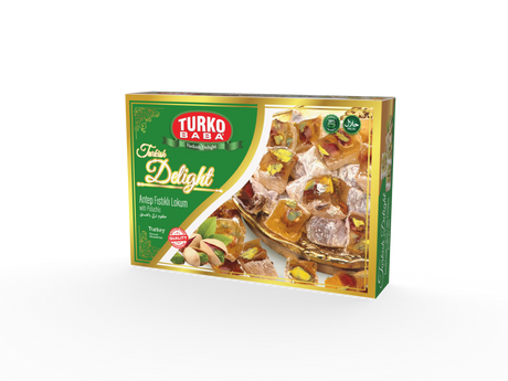 TURKOBABA Premium Pistachio Turkish Delight - 225g