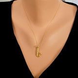 Premium Sterling Silver Saxophone Necklace