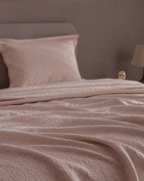 Labenne Double/Full Bedspread - Powder Pink Soft Bed Cover