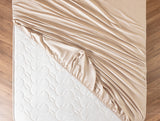 Ciel King Size Deep Pocket Satin Fitted Sheet