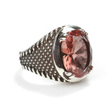925 Sterling Silver Men's Oval Zultanite Gemstone Ring