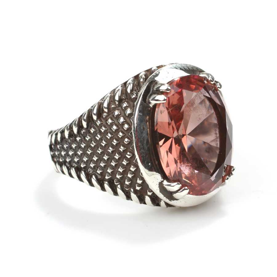 925 Sterling Silver Men's Oval Zultanite Gemstone Ring
