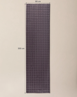 Vivre Bubble Pattern Area Rug - Dark Plum