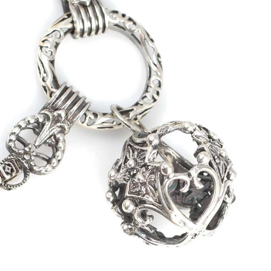 Premium Sterling Silver Constantine Charm Necklace