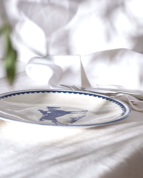 New Bone China Plate - Reve Bleu Avery Design